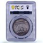 Germany Hugo Eckener Airship Flight Pyramids Sphinx SP61 PCGS silver medal 1929