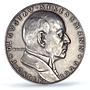 Germany Weimar Gustav Stresemann Politics Matte SP63 PCGS silver medal 1929