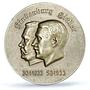 Germany Third Reich Hindenburg Hitler Politics Matte SP65 PCGS bronze medal 1933