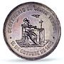 Philippines Santa Teresa 100th Anniversary Religion AU PCGS silver medal 1882