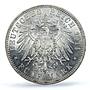 Germany Prussia 5 mark William Wilhelm II Thaler MS62 PCGS silver coin 1914
