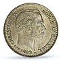 Denmark 10 ore King Christian IX Coinage KM-795 MS63 PCGS billon coin 1899