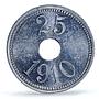Denmark Greenland 25 ore Thule-Kap York KM-Tn6 MS62 PCGS aluminum coin 1910