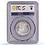 Italy 2 lire King Victor Emmanuel III Coinage KM-55 MS63 PCGS silver coin 1917