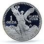 Mexico 1 onza Libertad Angel of Independence Type 2 PR65 PCGS silver coin 1983