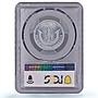Nigeria Biafra 2,5 shillings Republic Coinage KM-4 MS62 PCGS aluminum coin 1969