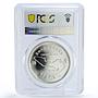 Macau 100 patacas Grand Prix Formule One F1 Car Cycle PR68 PCGS silver coin 1993