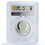 China 10 yuan Lunar Calendar Year of the Horse 1 oz PR69 PCGS silver coin 1990
