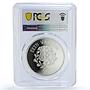 Estonia 10 euro Pyeongchang Olympic Games Skier PR70 PCGS silver coin 2018