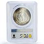 Mexico 1 onza Libertad Angel of Independence MS67 PCGS silver coin 1985