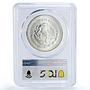 Mexico 1 onza Libertad Angel of Independence MS68 PCGS silver coin 1985