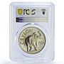 Ceylon King Edward VIII Crown Hearn Patterns 1936 PL67 PCGS silver medal 1984