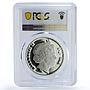 Fiji 10 dollars Football World Cup in Brazil Players Jaguar PR69 PCGS coin 2012