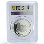 Niger 1000 francs Predators Animals Coyote Dog Fauna PR69 PCGS silver coin 2013