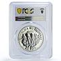 Philippines 25 piso General MacArthur Birth Politics PL66 PCGS silver coin 1980