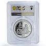 Palau 5 dollars Marine Life Protection Shark Fauna PR70 PCGS silver coin 1999