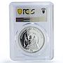 Palau 5 dollars Marine Life Protection White Shark PR69 PCGS silver coin 2008