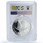 Qatar 10 riyals 15th Asian Games Tennis Colored PR69 PCGS silver coin 2006