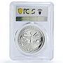 Marshall Islands 50 dollars Philippines Heroes McArthur PR70 PCGS Ag coin 1994