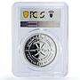 Oman 1 rial Muscat Opera House Horns Flute Sax Music PR68 PCGS silver coin 2011