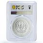 Rwanda 50 francs African Ounce Wildlife Cheetah Fauna MS70 PCGS silver coin 2013