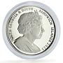 Sandwich Islands 2 pounds Marine Life Humpback Whale proof silver coin 2015