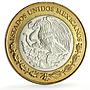 Mexico 50 pesos Revolution Nine Ninos Heroes Politics bimetal coin 1994