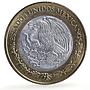 Mexico 50 pesos Revolution Nine Ninos Heroes Politics bimetal coin 1994