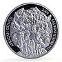 Rwanda 50 francs African Ounce Wildlife Elephants Fauna proof silver coin 2009