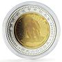 Togo 2000 francs Lunar Calendar Monkey Year Hologram 2 oz proof silver coin 2004