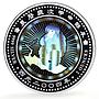 Togo 2000 francs Lunar Calendar Monkey Year Hologram 2 oz proof silver coin 2004