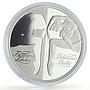 Belarus 20 roubles History Culture Ballet Dancer proof silver coin 2007
