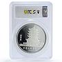 China 50 yuan Lunar Calendar Year of the Rabbit PR65 PCGS 5 oz silver coin 1987