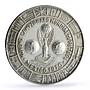 Mexico Football World Cup Brazil Champion Winner SP64 PCGS silver medal 1970