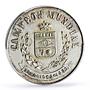Mexico Football World Cup Brazil Champion Winner SP64 PCGS silver medal 1970
