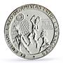 Mexico Football World Cup Juego Pelota Grove-1082a SP67 PCGS silver medal 1970