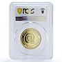 Malaysia 1 ringgit FELCRA Golden Jubilee Palm Trees PR70 PCGS CuAl coin 2016