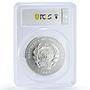 Mozambique National Bank 30th Anniversary PR68 PCGS 5 oz silver medal coin 2005