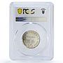 Taiwan 10 yuan Monetary Reform 50th Anniversary MS69 PCGS CuNi coin 1999