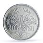 Vietnam South 20 su Bao Dai Three Women Pattern Essai SP66 PCGS Al coin 1953