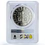 Georgia 10 lari Christianity Anniversary Religion PR69 PCGS CuNi coin 2000