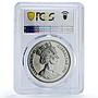 Gibraltar 1 crown Home Pets Dogs Welsh Corgi Animals MS68 PCGS CuNi coin 1991