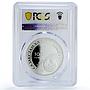 Kazakhstan 100 tenge Rio Olympic Games Gymnastics PR69 PCGS silver coin 2016