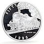 Marshall Islands 50 dollars FS Group 691 Trains Railways proof silver coin 1996