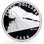 Marshall Islands 50 dollars Big Boy Trains Railways proof silver coin 1996