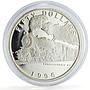 Marshall Islands 50 dollars Pennsylvania K4 Trains Railways silver coin 1996