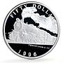 Marshall Islands 50 dollars Pennsylvania K4 Trains Railways silver coin 1996