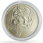 Czechoslovakia 25 korun Slovak Uprising 25th Anniversary silver coin 1969