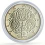 Czechoslovakia Great Moravia Velka Morava Arms silver token medal coin 1972