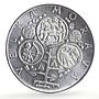 Czechoslovakia Great Moravia Velka Morava Arms silver token medal coin 1972
